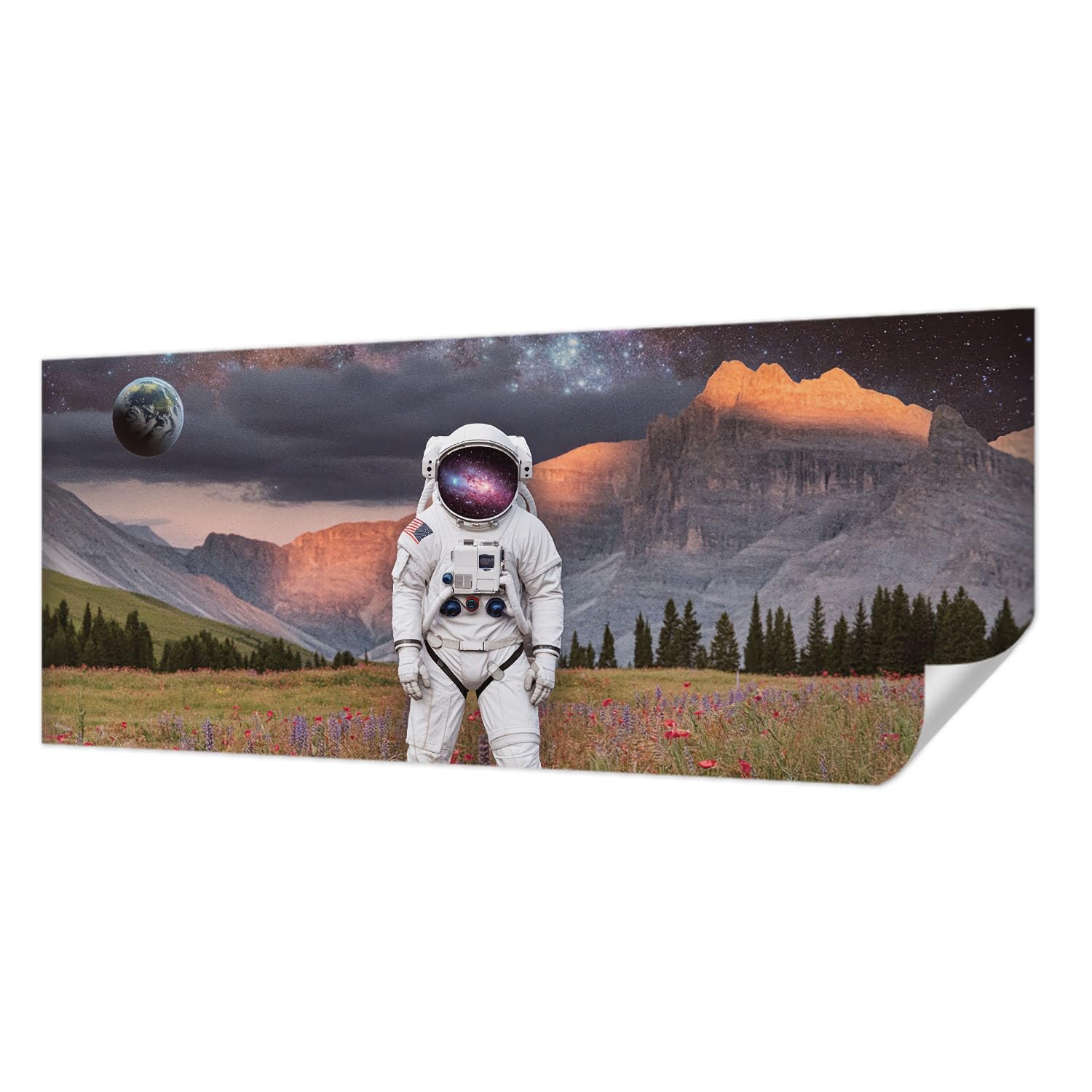 Papier peint auto-adhésif résistant aux taches Tulup 250x104 cm pose murale facile sans colle