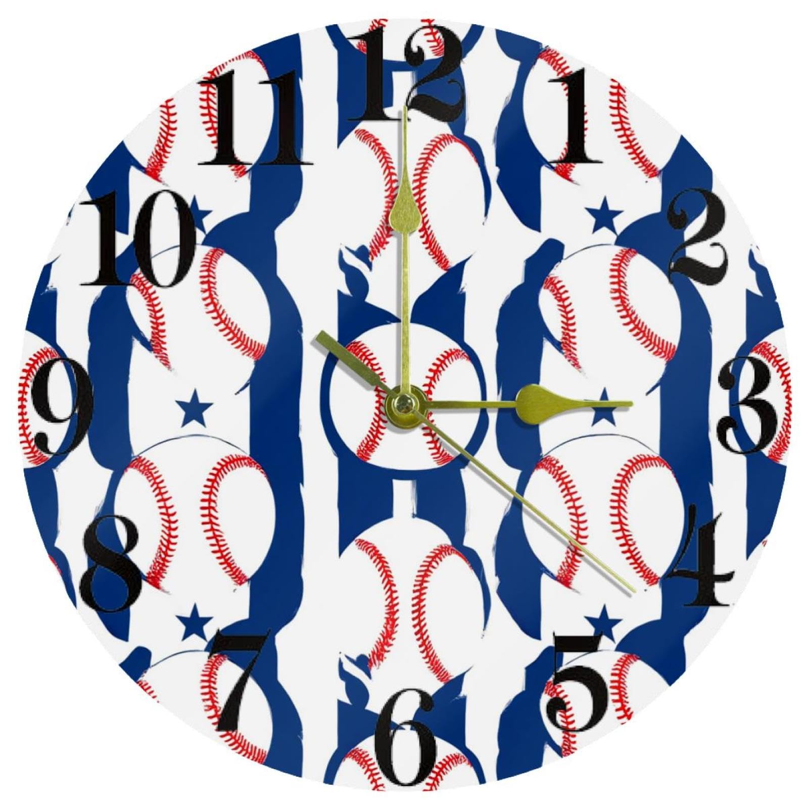Horloge murale à quartz silencieuse sans tic-tac avec cadran grunge