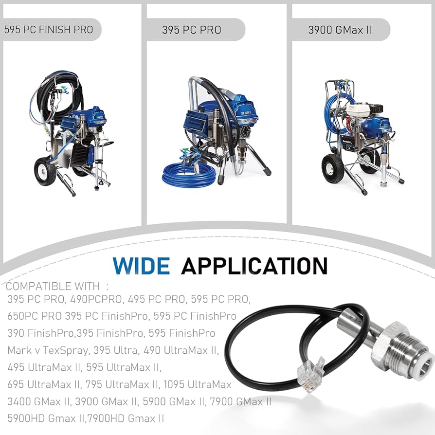 CAREERING PLACEBO301 （YW） NTSUMI 243222 Paint Sprayer Transducer Fit for Graco Paint