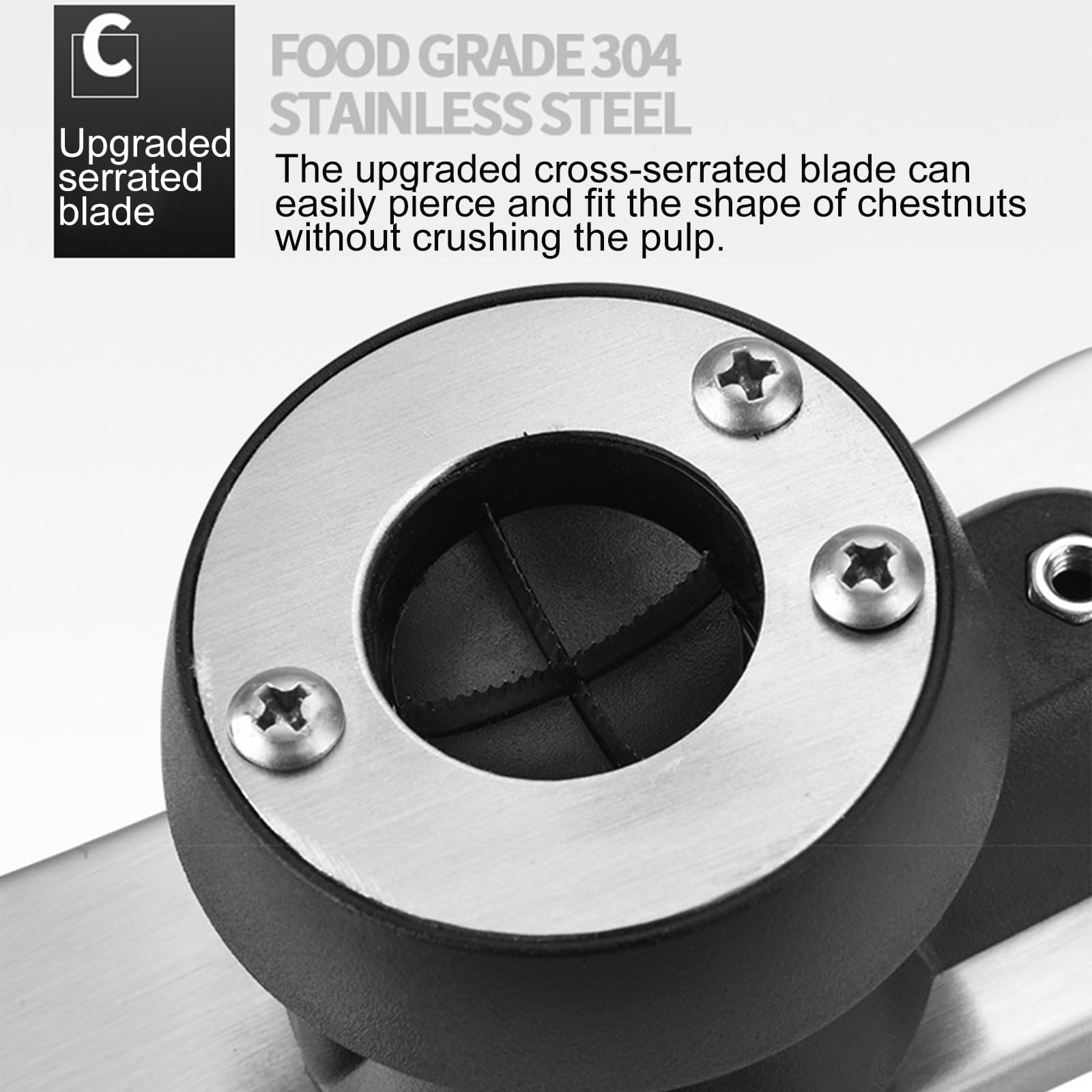 Taglia Castagne In Acciaio Inox - Pinza Multifunzione Per Noci, Nocciole E Mandorle