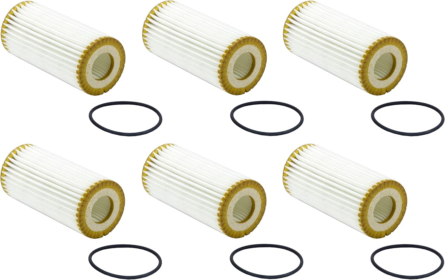 Set 6 Engine Oil Filters for A3 A4 A6 Q3 A5 Quattro Arteon Atlas Beetle GTI
