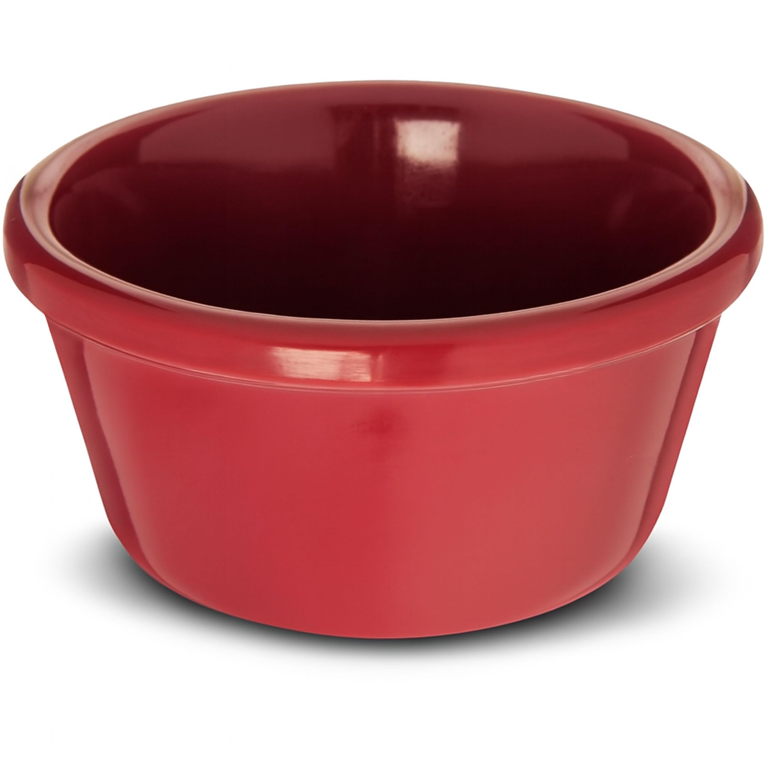 Carlisle S28058 Ramequín suave de melamina, capacidad de 3 onzas, rojo Roma (juego de 48)