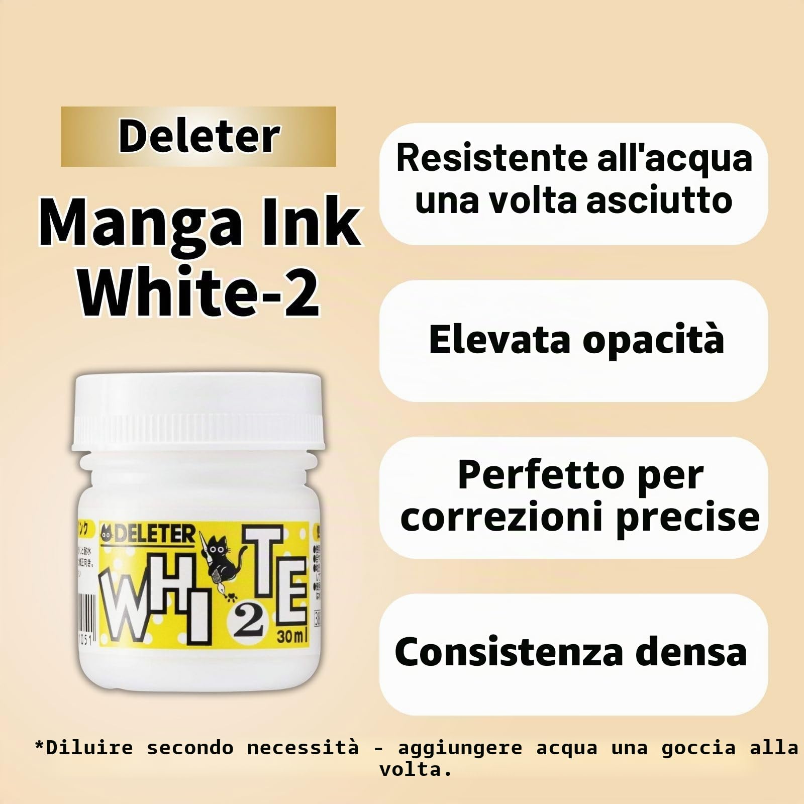 Set di penne Manga | Portapenne gratuito (T-40) x2, inchiostro nero n. 4 x2 (4341-0005), bianco n. 2 x1 (341-0006), pennino cromato modello G, 10 pezzi (PG-6B-C-K), pennino Maru-Pen A 10 pezzi
