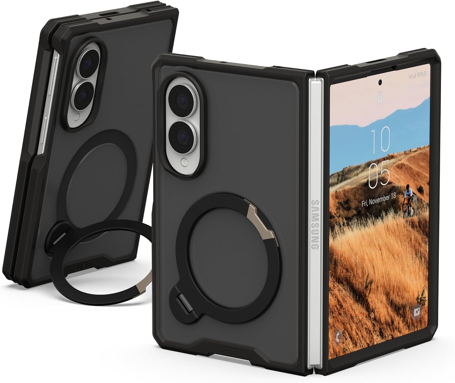 UAG Designed for Samsung Galaxy Z Fold8 Case w/Kickstand Mouve XTE Ash
