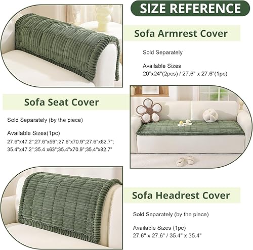 Miniatura 3 de Funda de sofá lavable para perros, funda de sofá para mascotas, funda de sofá modular suave y mullida en forma de L, protector grueso apto para