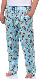 Seven Times Six Toy Story Pajamas Men's Woody & Buzz Lightyear Cloud All-Over Print Sleep Lounge Pants