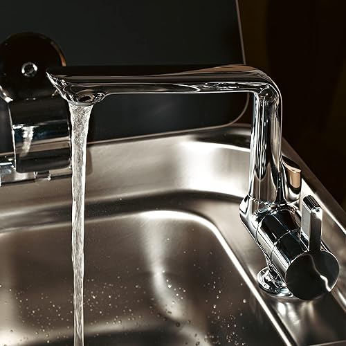 Miniatura 4 de Grifo de agua de 12 V con microinterruptor Grifo de cocina RV de latón macizo (5 bares) Grifo eléctrico de agua de 12 voltios con interruptor