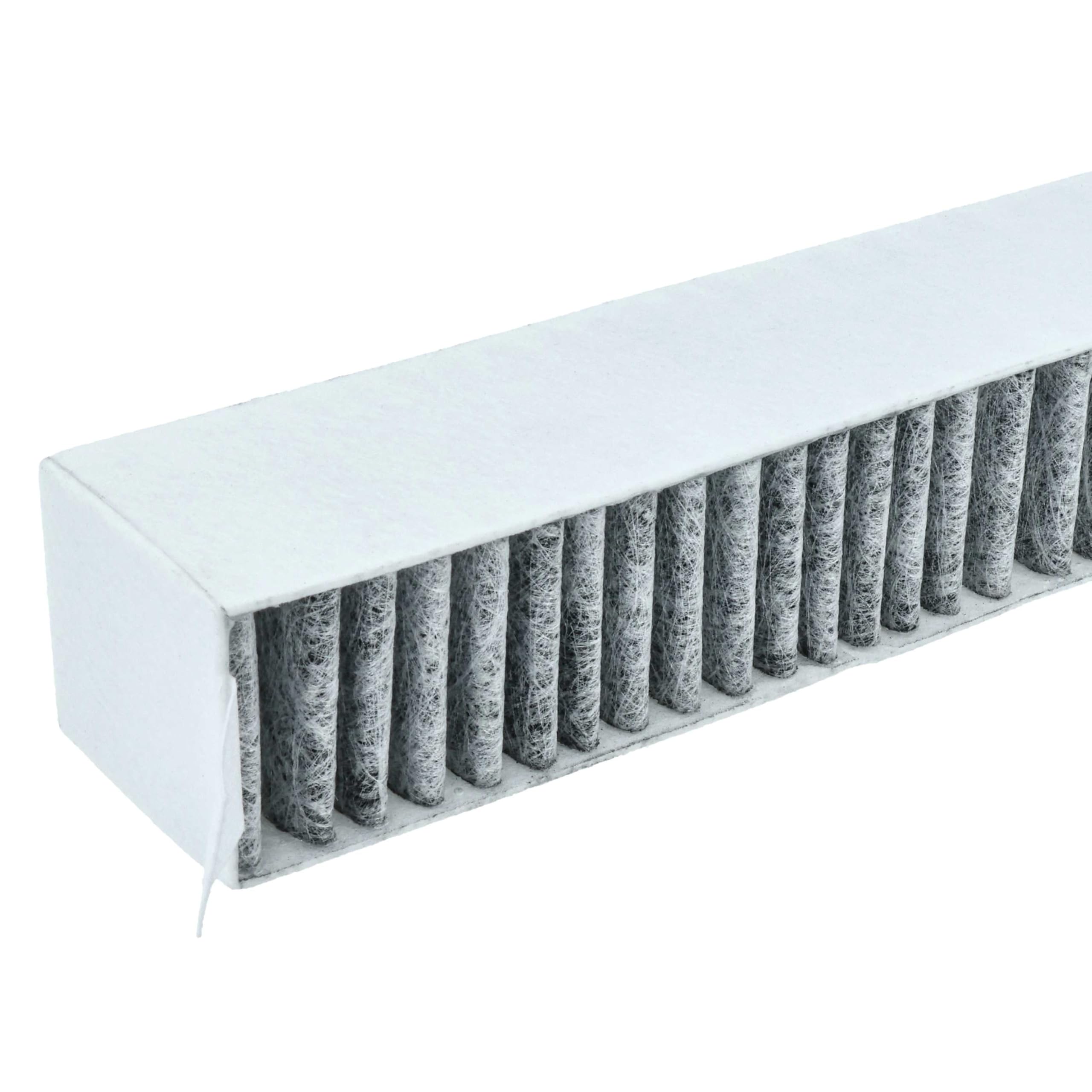 vhbw 4 x filtr z węglem aktywnym zamiennik do Miele 11662790, DKF 30-P do okapu kuchennego