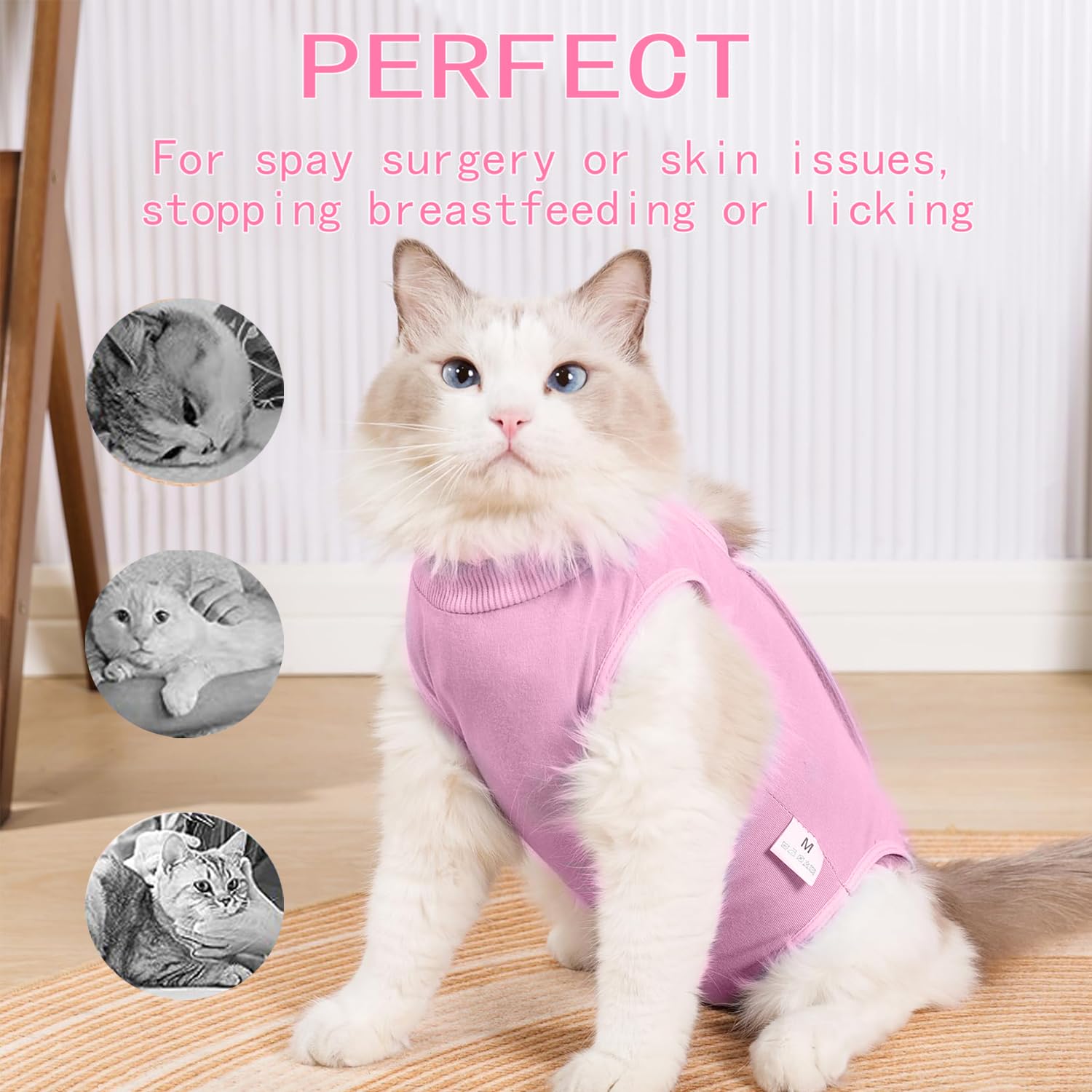 AOOTUERL Cat Surgery Recovery Suits - Image 4