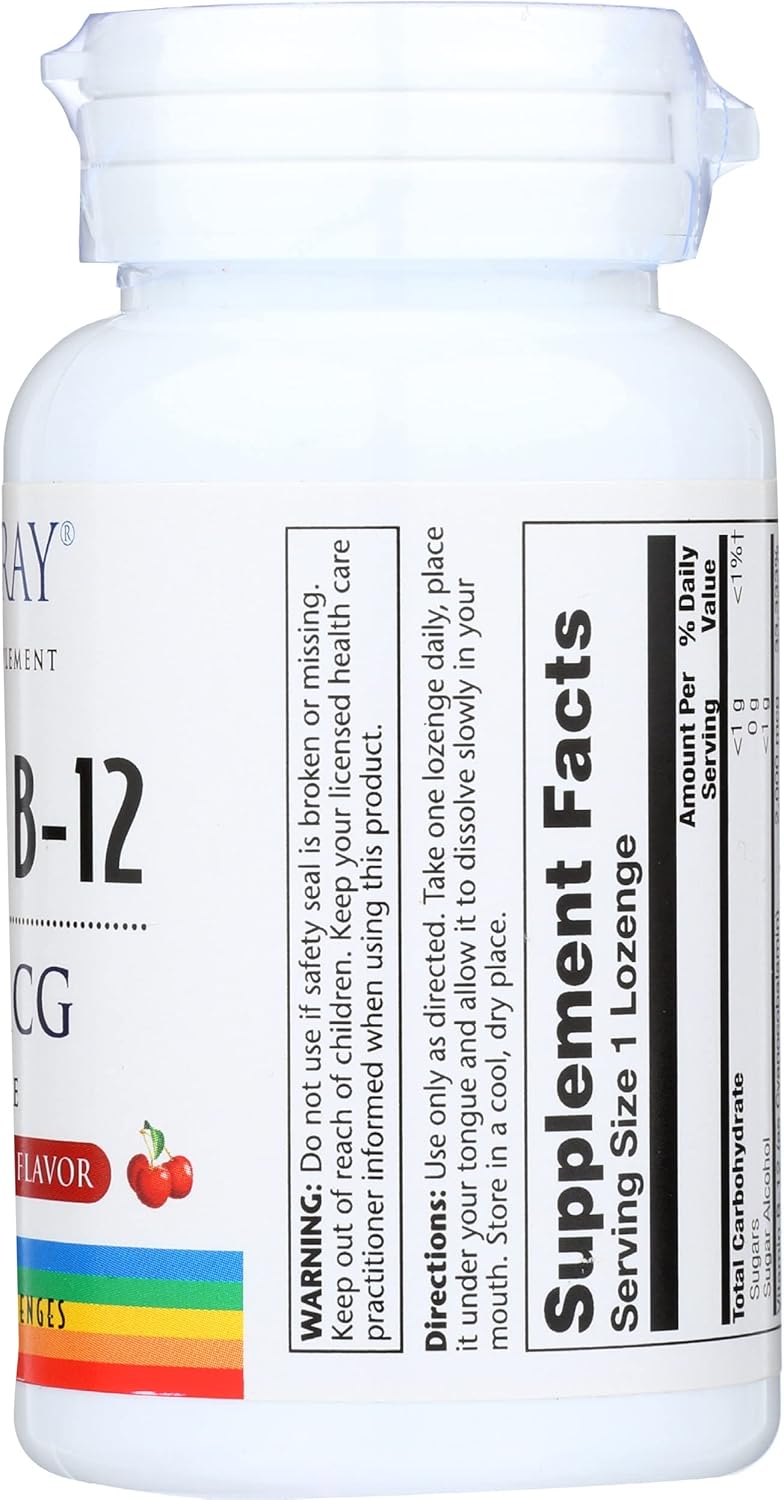 Solaray, Vitamin B 12 2000Mcg, 90 Count