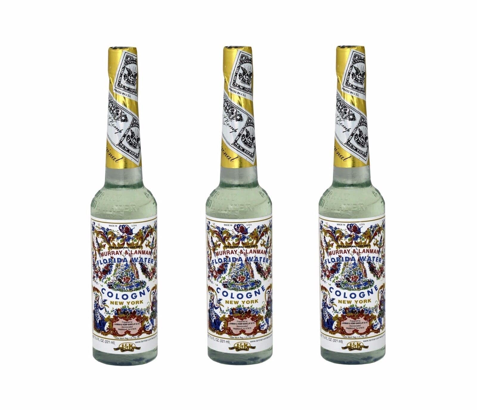 Pamai Pai® Paquete de Tres Piezas: 3 x 221 ml de Agua Florida Murray & Lanman