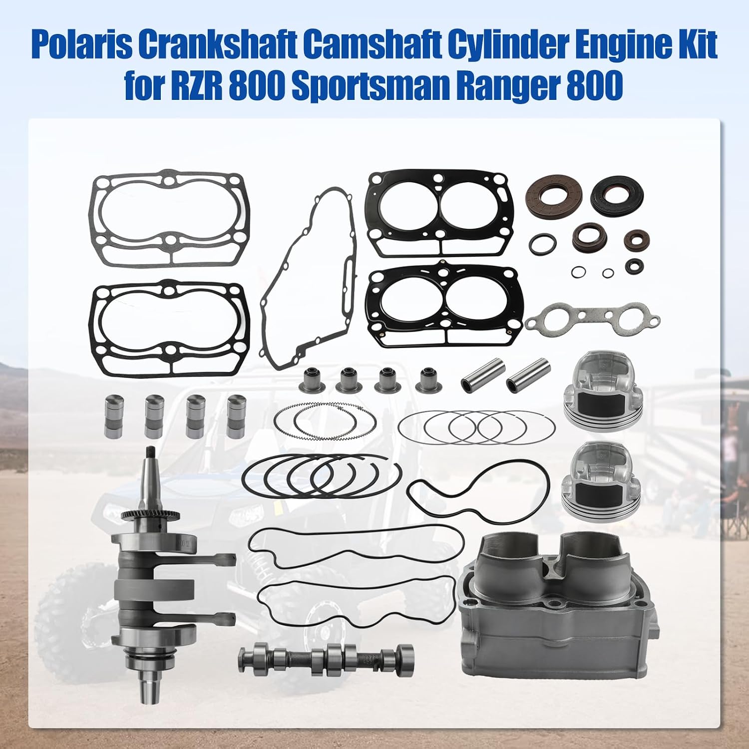 1204334 Engine Rebuild Kit Fits for Polaris RZR 800 Ranger 800 2008-2017