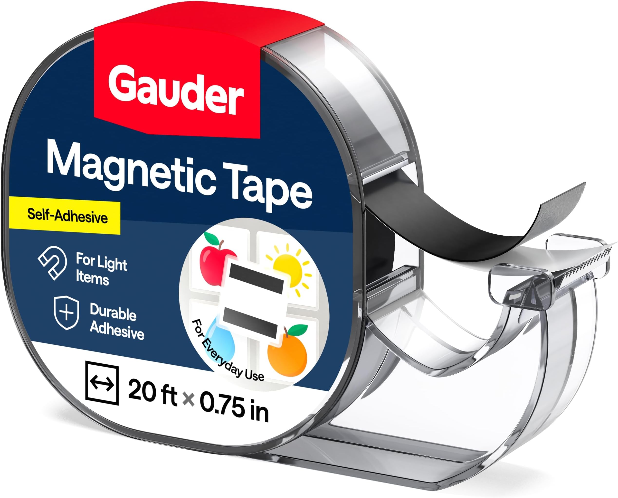 Magnetic Tape Dispenser | Magnet Strips Self Adhesive | Magnetic Tape Self-Adhesive | Magnetic Tape Roll (6 m)