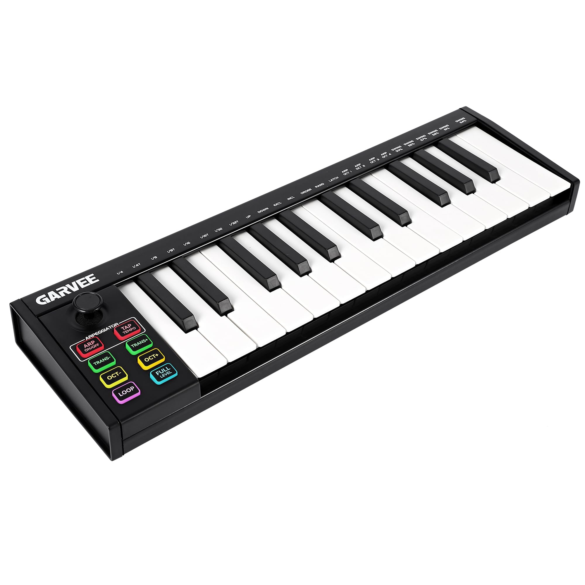Garvee 25 Key MIDI Controller with DAW Integration, Drum Pads &amp; OLED Screen