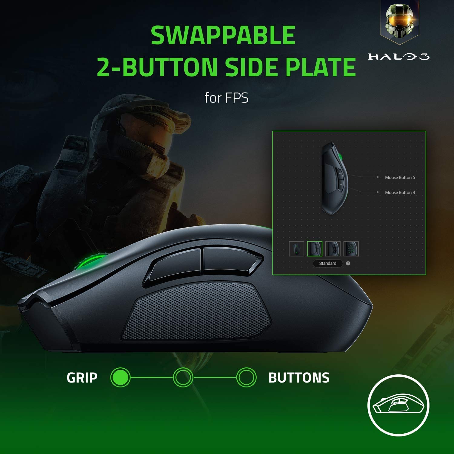 Amazon.in: Buy Razer Naga Pro Modular Bluetooth Wireless RGB