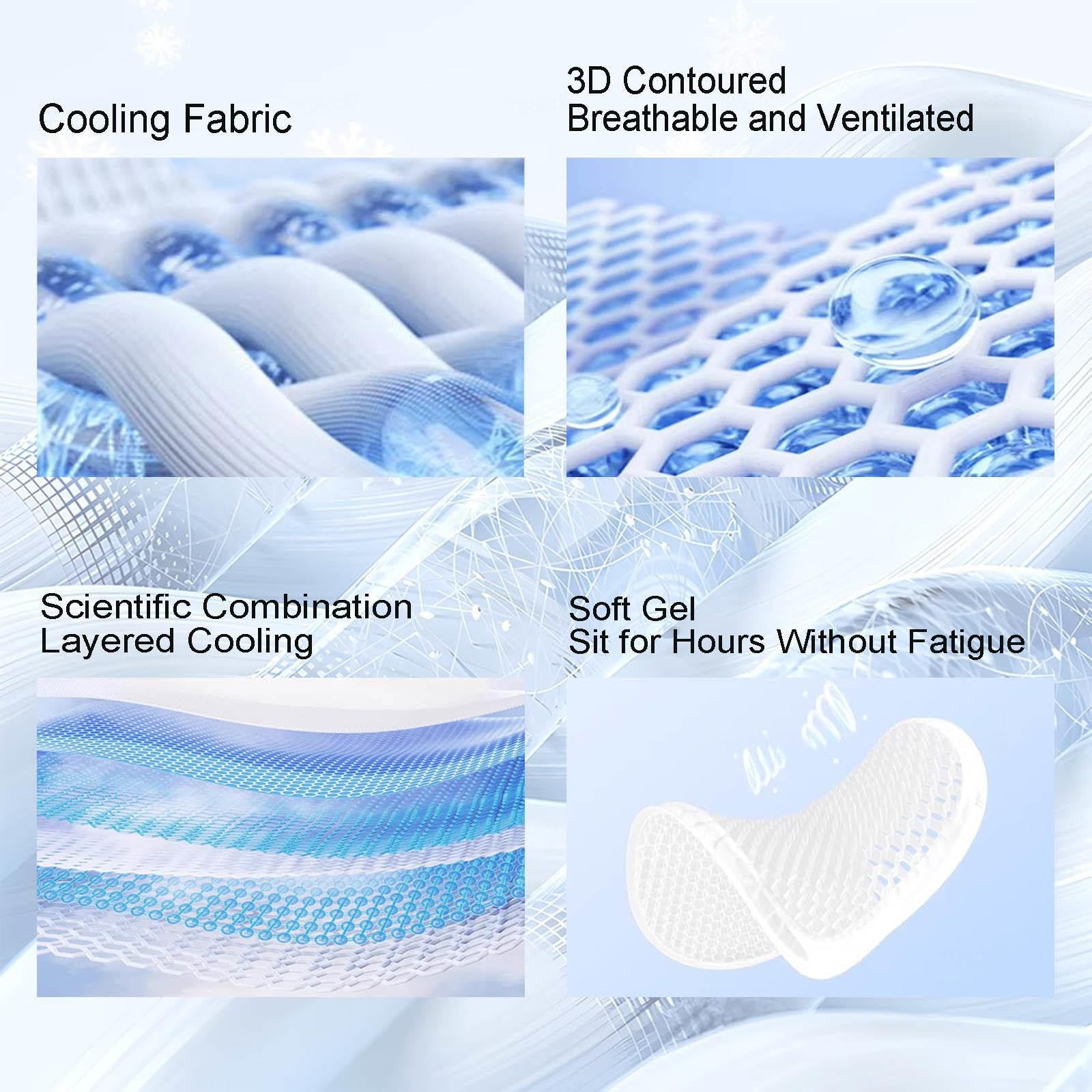 Coprisedili Auto Tessuto Rinfrescante 3D Cuscino per Sedia a Rotelle Morbido, Traspirante e Confortevole per Auto, Sedie da Ufficio, Sedie a Rotelle, ecc.,Pink-RhombusStyle-Seatcushion+Backcushion