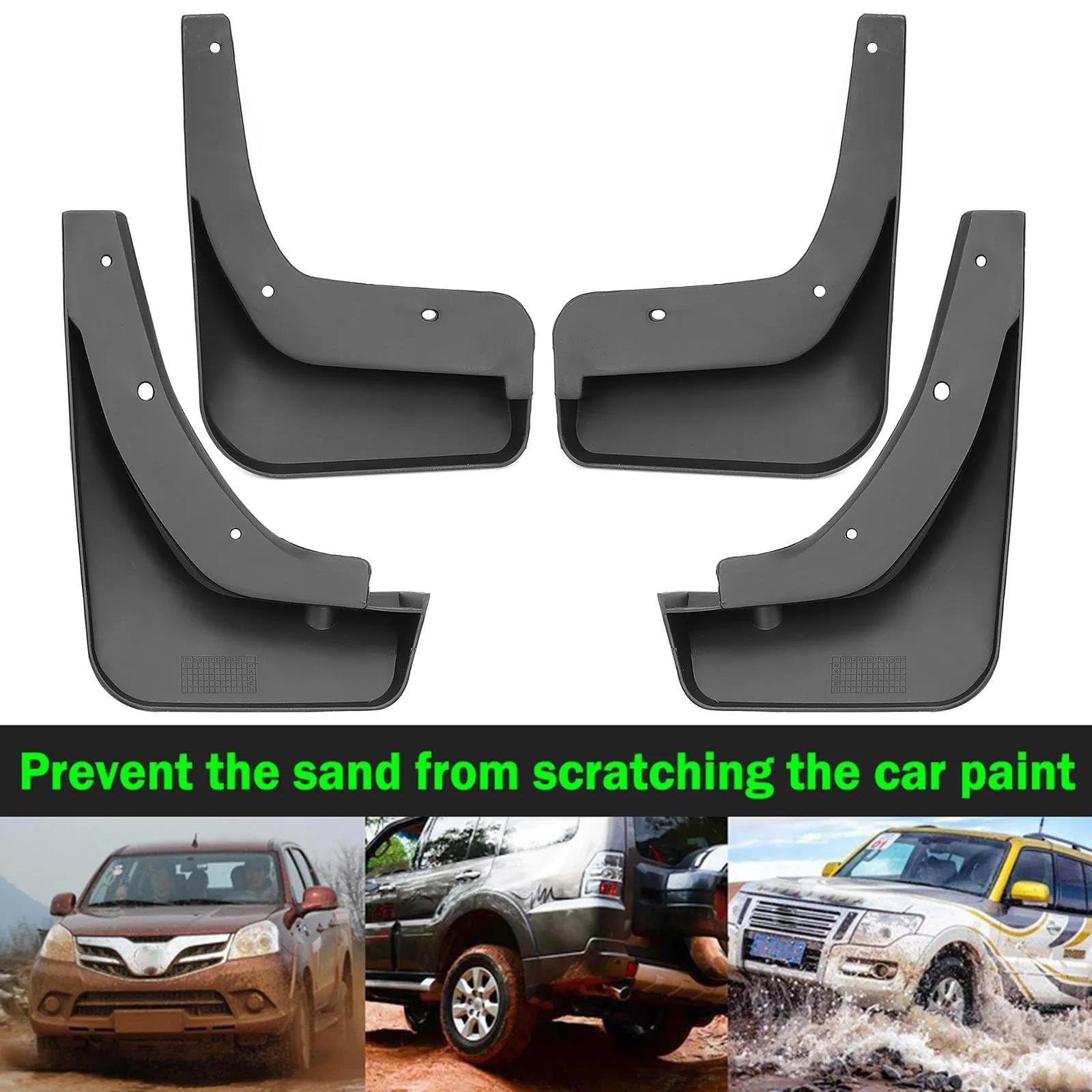 4pcs Paraspruzzi Auto per Mini Clubman F54 2021-2023,Kit Parafango Durevole Anteriore Posteriore Parafanghi Accessori Auto