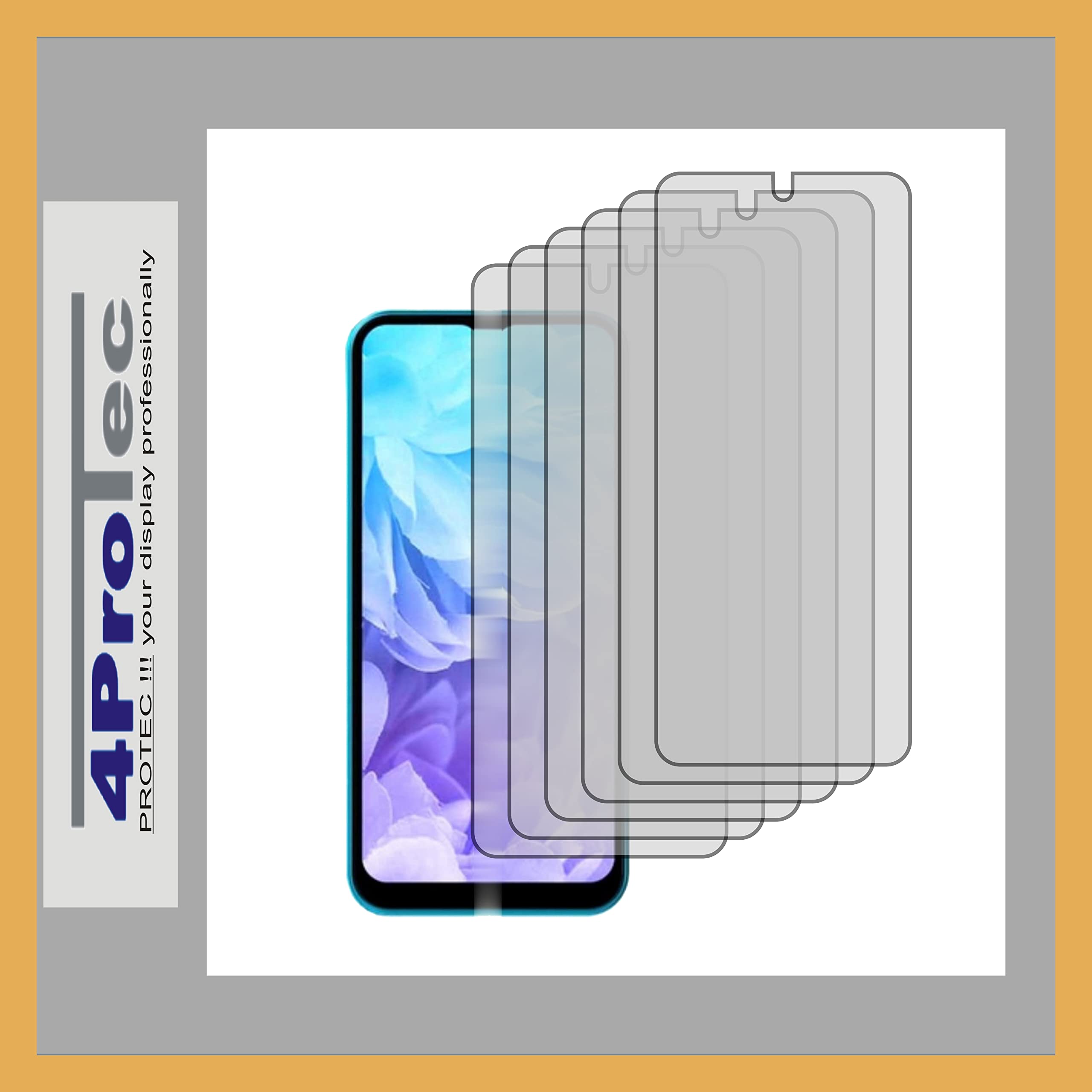 4ProTec6x Clear Screen Protector Films for Benco V80s