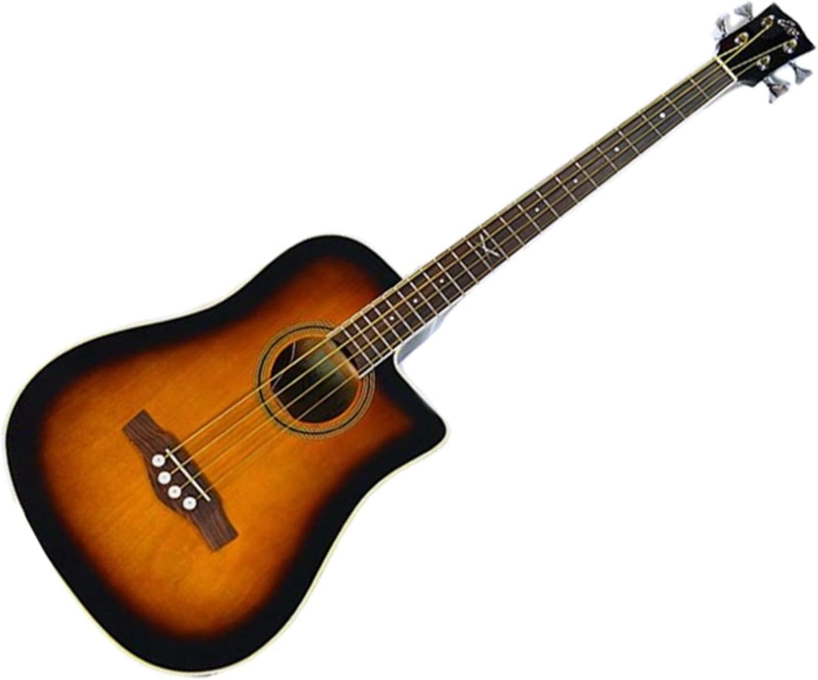 EKO Guitars 06217041 NXT Series Acoustic-Electric Bass, Brown Sunburst