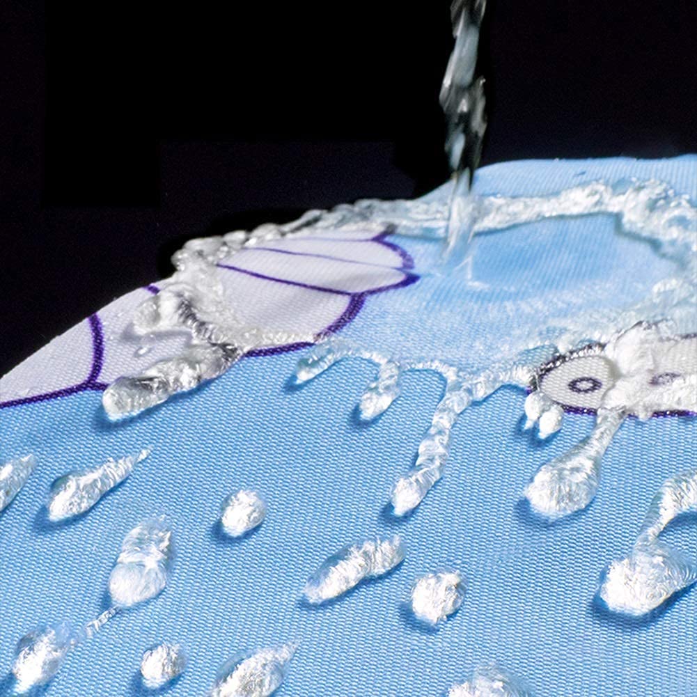Bad Duschvorhang Schimmel Proof Resistant Waschbare Badvorhänge Unterwasser World Blue Polyester Stoff Dicker Opake Duschvorhänge (Größe: 200X200cm)