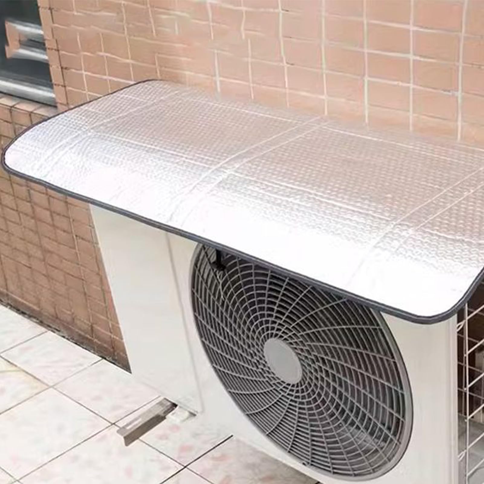 Coperture per Condizionatori Esterni, Copertura Impermeabile per Esterno Montaggio Semplice con Isolamento Termico, Protezione Impermeabile Pioggia Con Magnetica UV Ombreggiatura Per Inverno