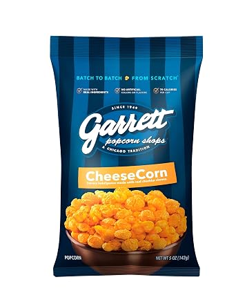 Garrett Popcorn Shops Cheesy Corn Popcorn, 5 Ounce