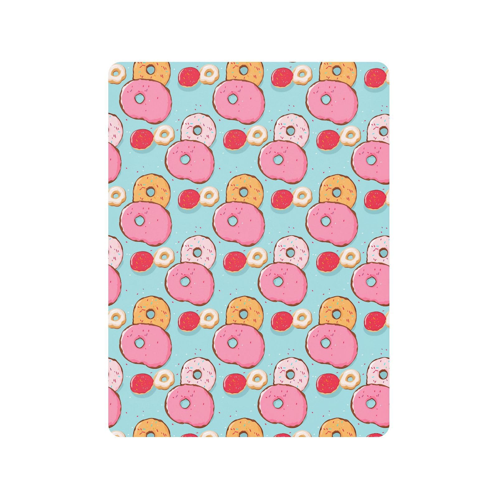 Drap-housse pour berceau de bébé en forme de donut bleu pour garçons et filles, drap-housse standard doux 71,1 x 132,1 cm