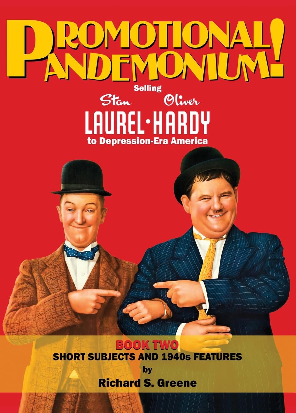 Livre Promotional Pandemonium Book Two Short Subjects culte des années 1940