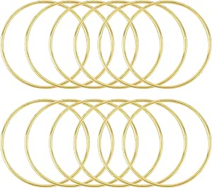 RP Remarkable Power, 12 Pack Gold Metal Dream Catcher Metal Ring Hoops ...