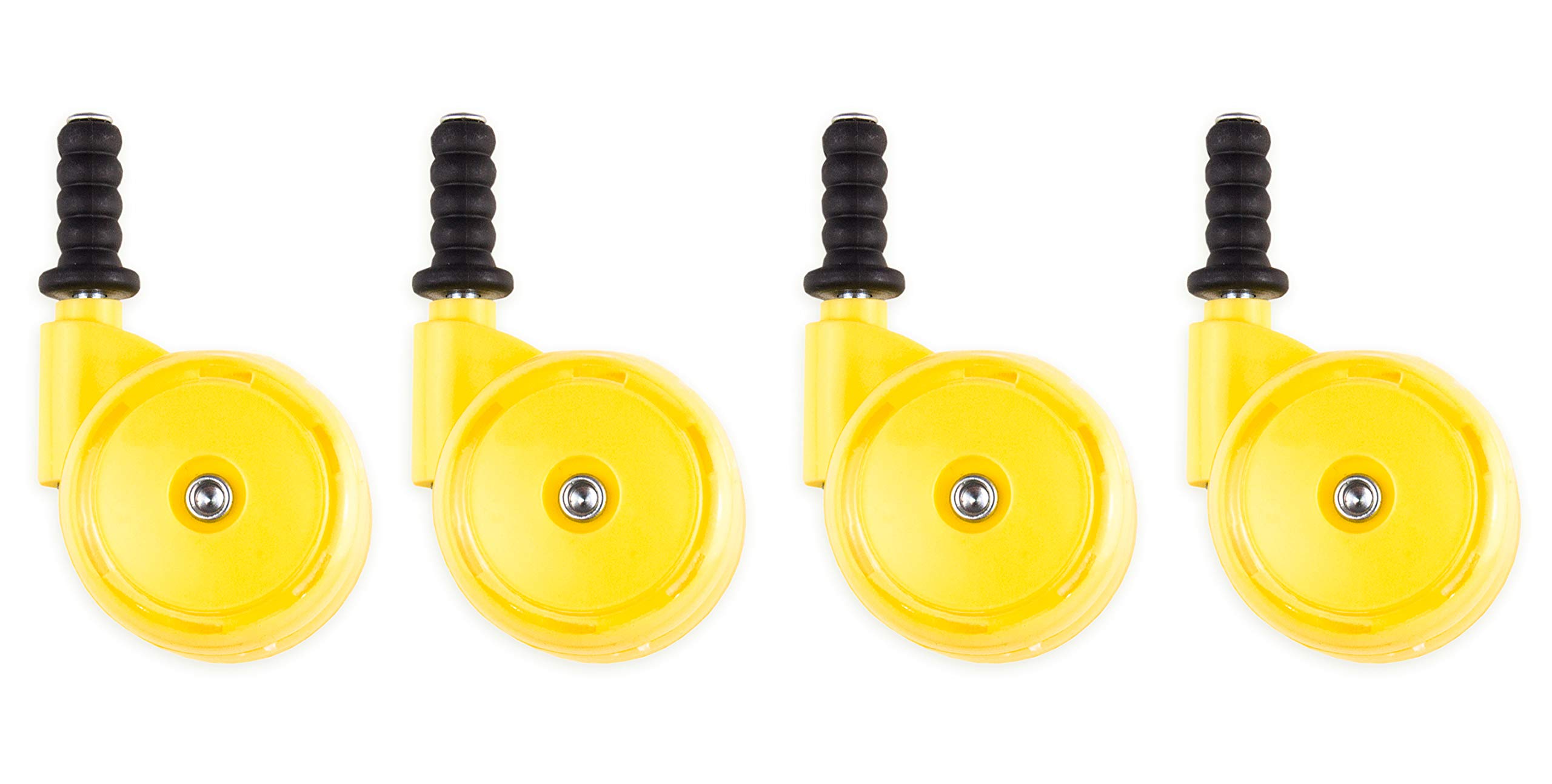 Baby Walker Wheel - Parte di ricambio 4 pz/set ruota kit morbido (giallo)