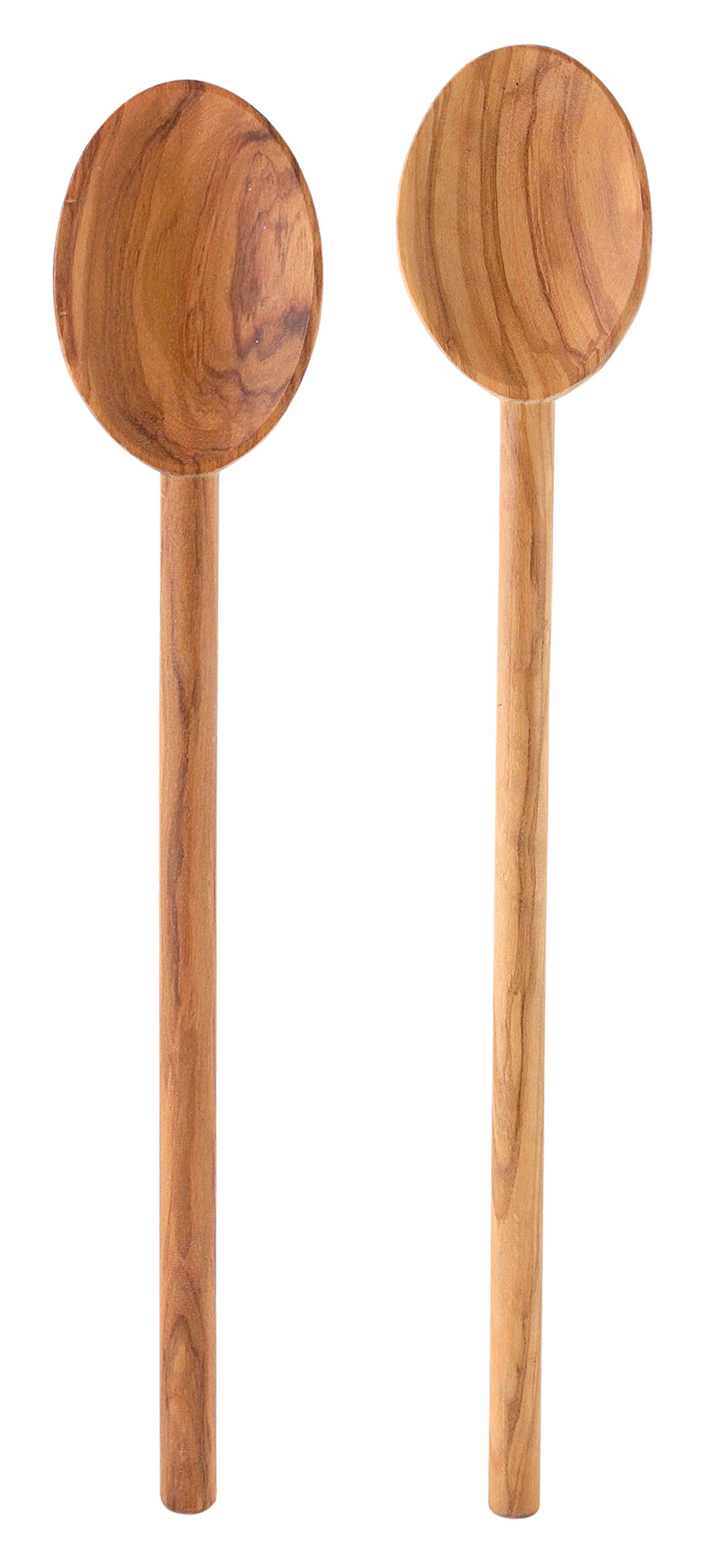 Eddingtons Kochlöffel-Set, Olivenholz, 30,5 cm, feines italienisches Olivenholz, 2 Stück
