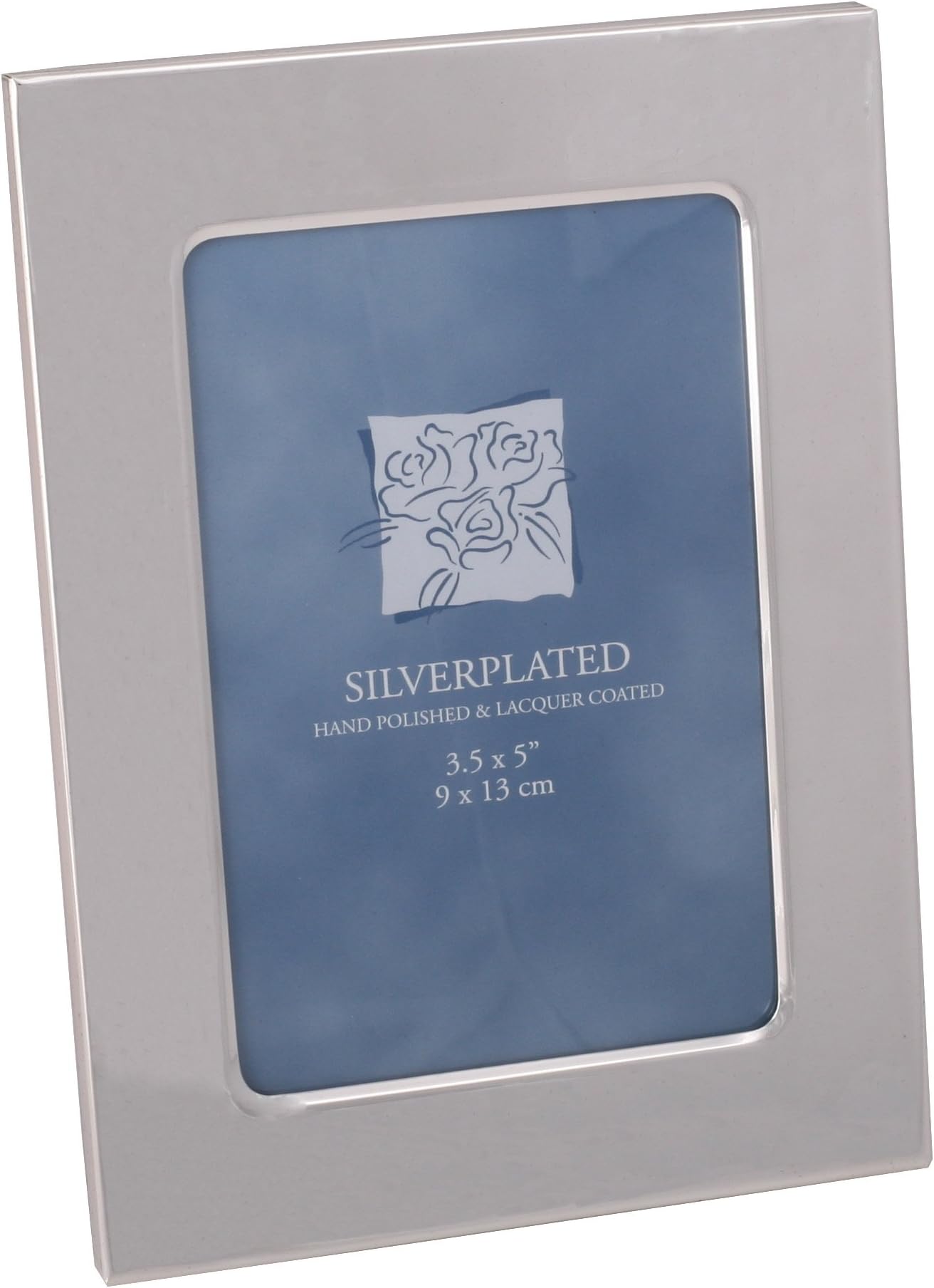 Elegance 8171 Silver Plated Picture Frame, 3" x 5"