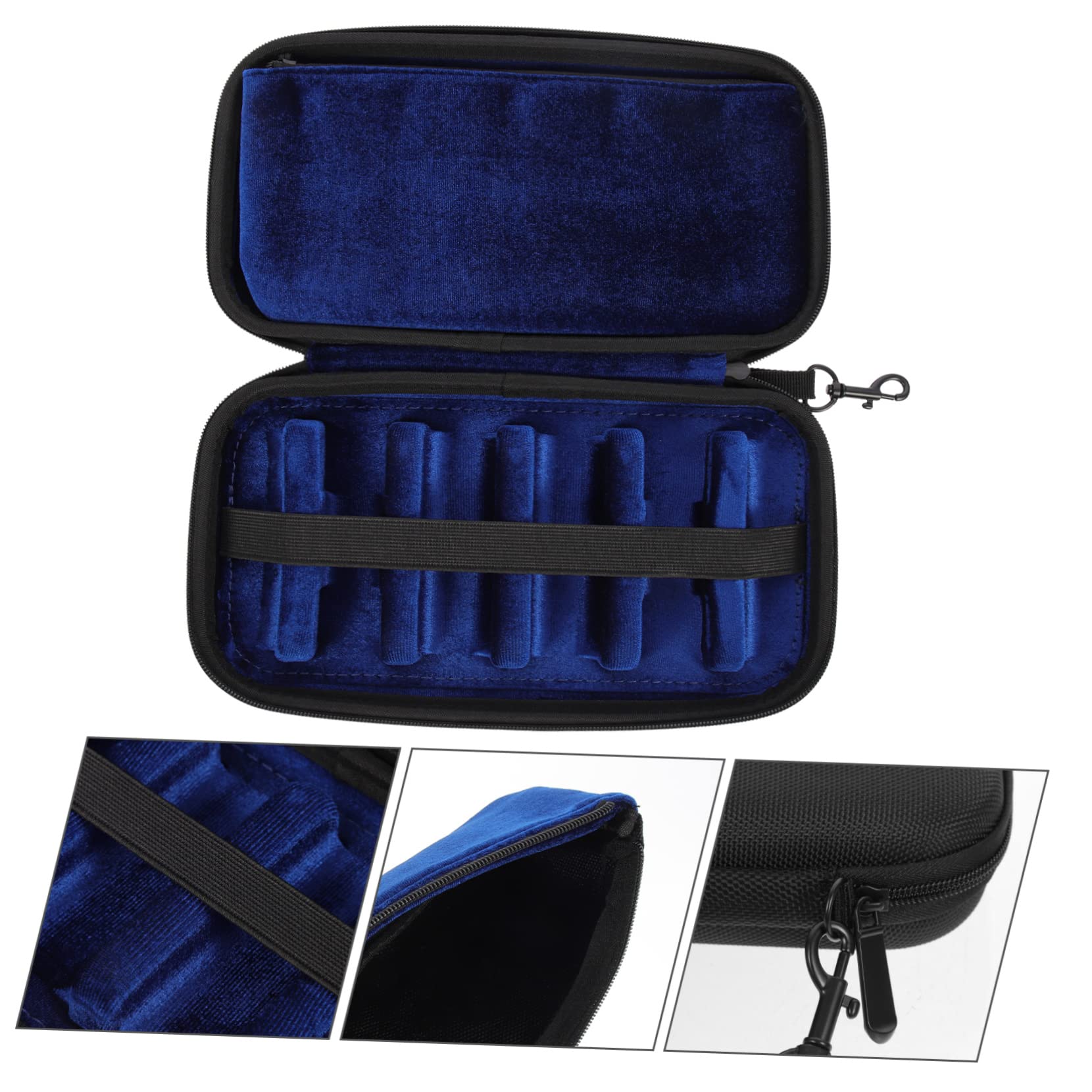 Levemolo Clarinet and Saxophone Mouthpiece Bag Lightweight and Sturdy Storage Case for Saxaphone Head