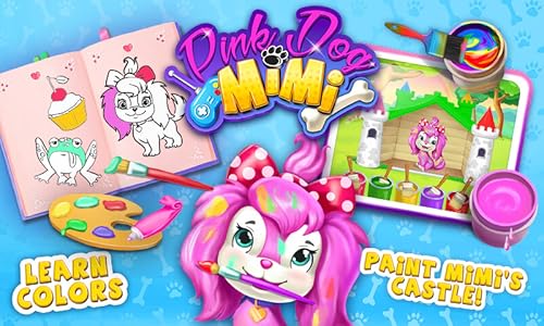 Pink Dog Mimi - My Virtual Pet Puppy Care & Games #TOP1