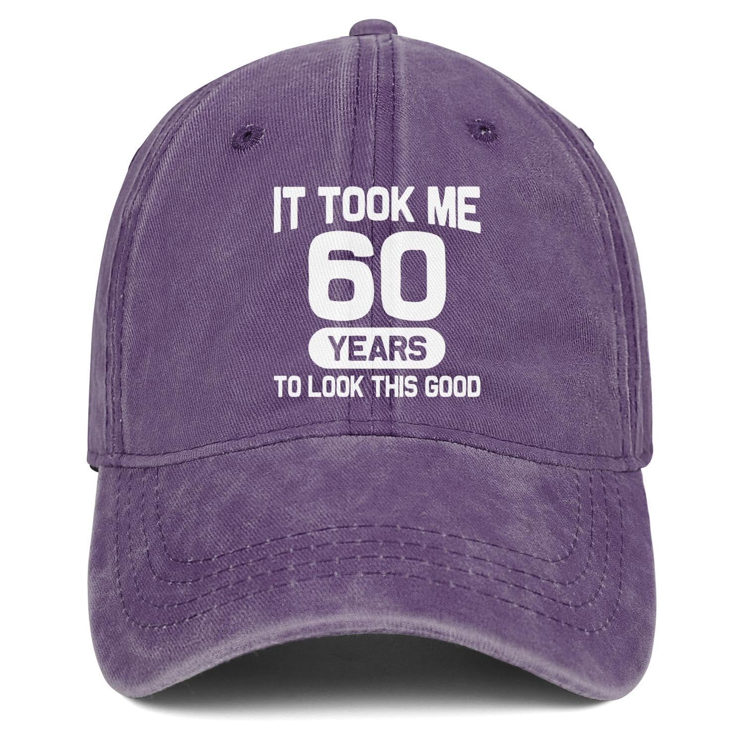 60th Birthday Gifts for Men Women 60 Year Old Gifts Decorations Took Me 60 Years to Look This Good Washed Cotton Hat