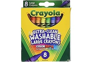 Crayola Washable Large Crayons for Little Hands