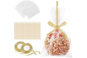 MGWOTH Candy Apple Bags and Sticks Set: The Sweetest Treat-Crafting Duo