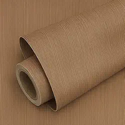 Papel de Parede PREMIUM Madeira Tabaco Claro 5 metros = 1 Rolo de 5m X 45cm Adesivo Autocolante Móveis e Parede