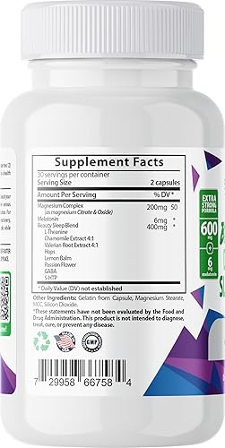 Miniatura 2 de Sleep Aid Beauty Dream Sleep Aid es una fórmula para dormir que no forma hábito con melatonina y raíz de valeriana, duerme increíble y despierta