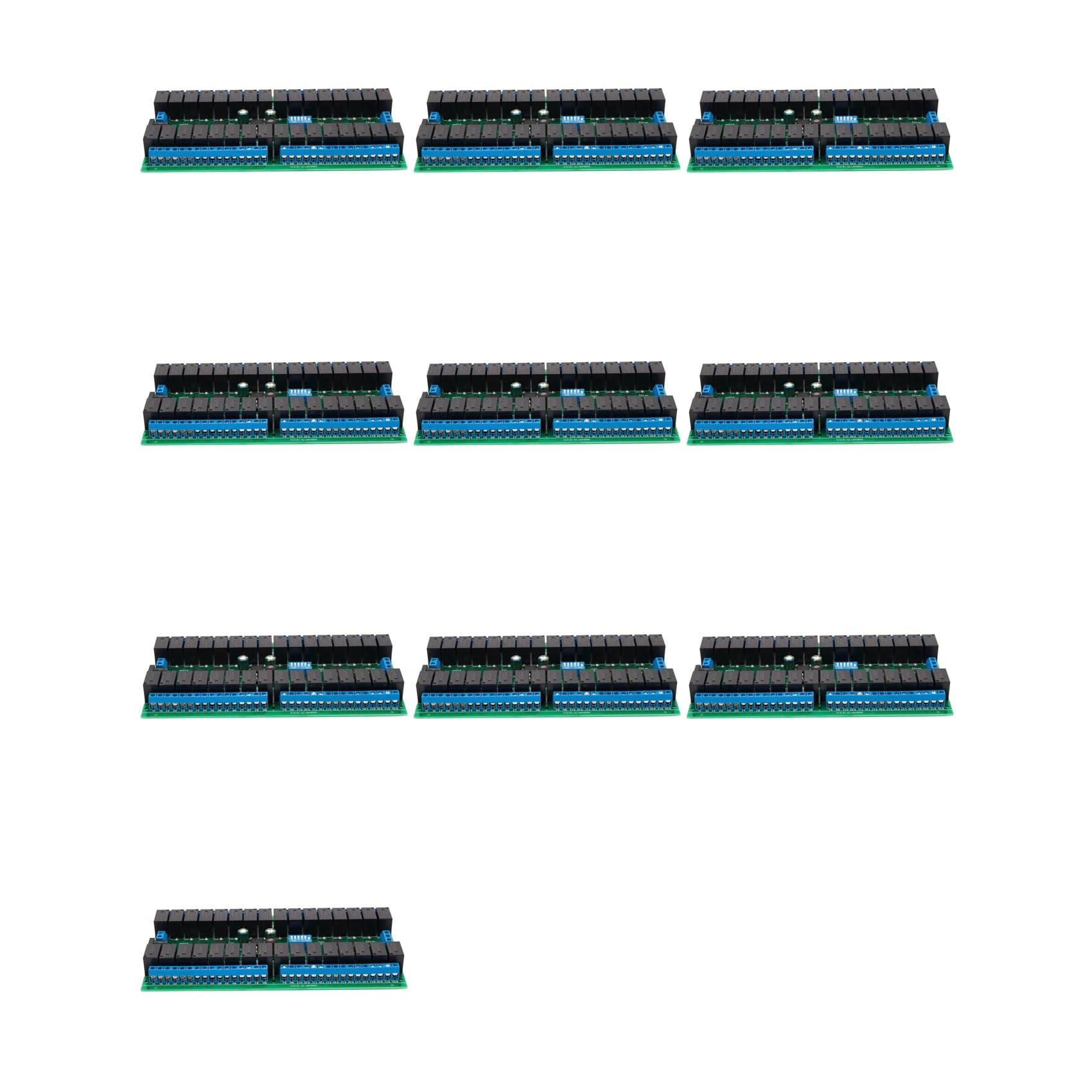 Jnchdghwa Black 10X R421c32 Dc12v 32 Channels Modbus Rtu Rs485 Bus Relay Module Uart Serial Port Board
