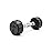 CAP Barbell unisex adult 12-Sided Series 12 Sided Coated Dumbbell, Black, 5-Pound US