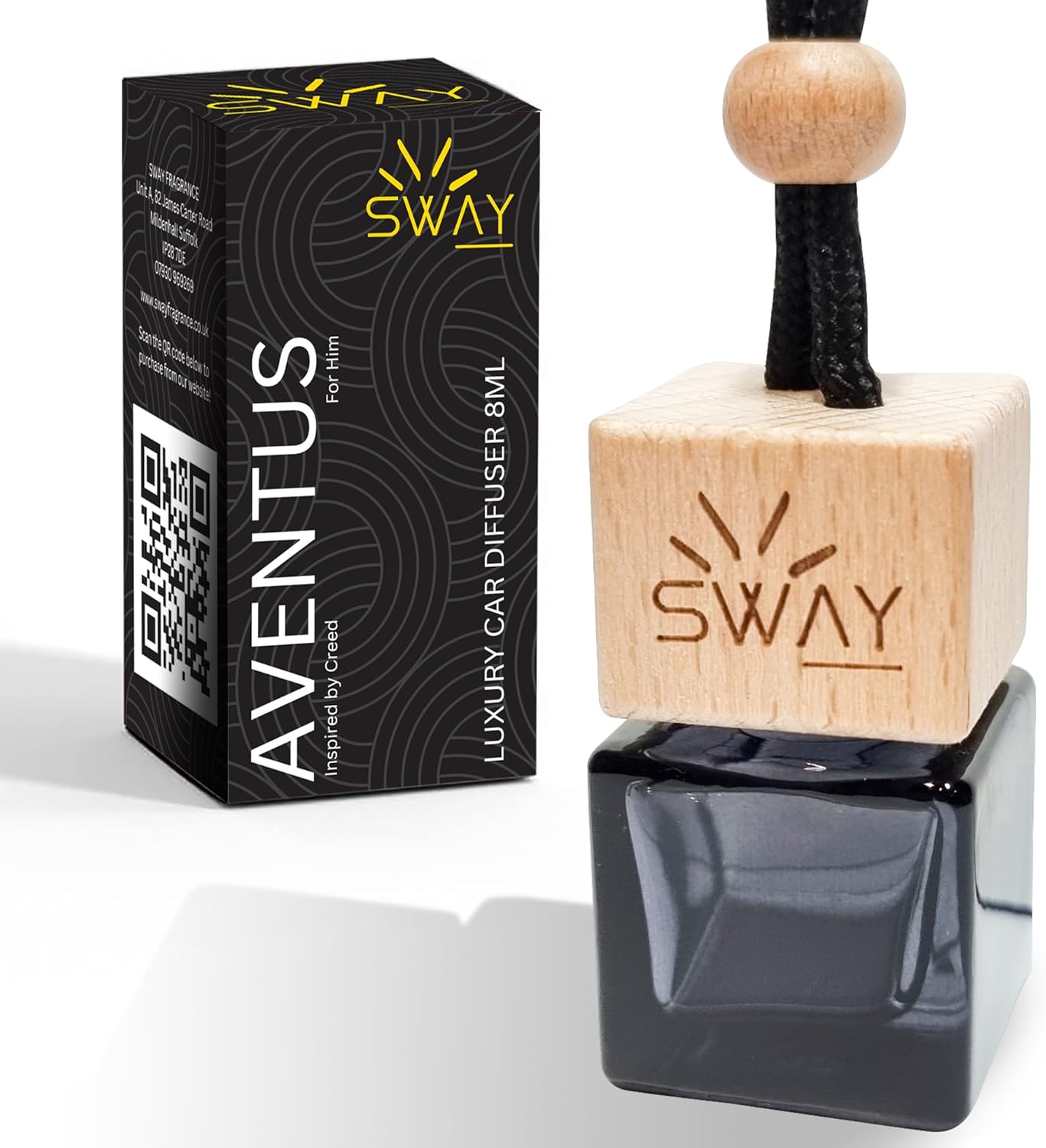 Aventus Car Air Freshener for Men Strong Car Perfume Air Freshener with Odour Eliminating