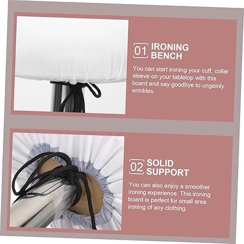 Vista 2 de Cabilock Tabla de planchar multifuncional para el hogar, diseño de mesa portátil para costura, manualidades, almacenamiento compacto para accesorios