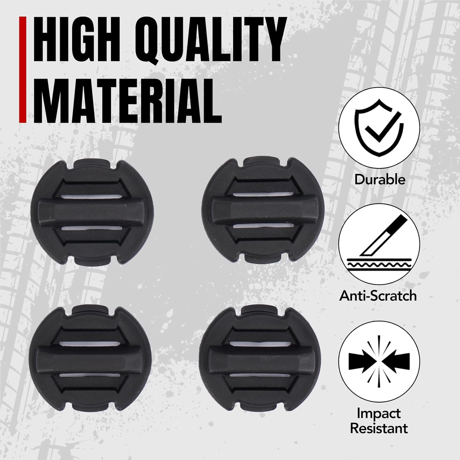 A & UTV PRO Floor Drain Plugs for CFMOTO UFORCE 1000/ZFORCE 950 2020-2023, Black Drain Cover Panels Trap Seal Plug for CFMOTO UFORCE 1000 / ZFORCE 950 2020 2021 2022 2023 Accessories
