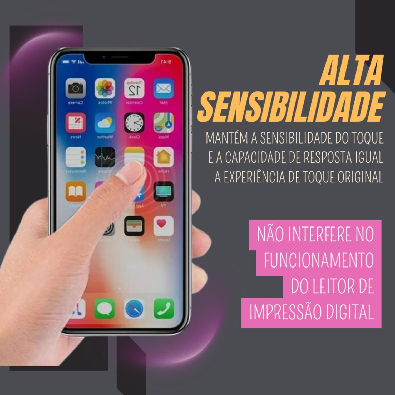 [GL CASES] Película Samsung Galaxy A56 Anti Risco Película A56 Vidro Temperado 3D 9H Proteção Com Cobertura Total Da Tela + Kit Limpeza Para Aplicação