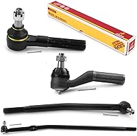 Vista 20 de Metrix Premium Chassis Parts - Kit de 4 piezas de extremos de barra de acoplamiento frontal exterior e interior compatible con Nissan Pathfinder