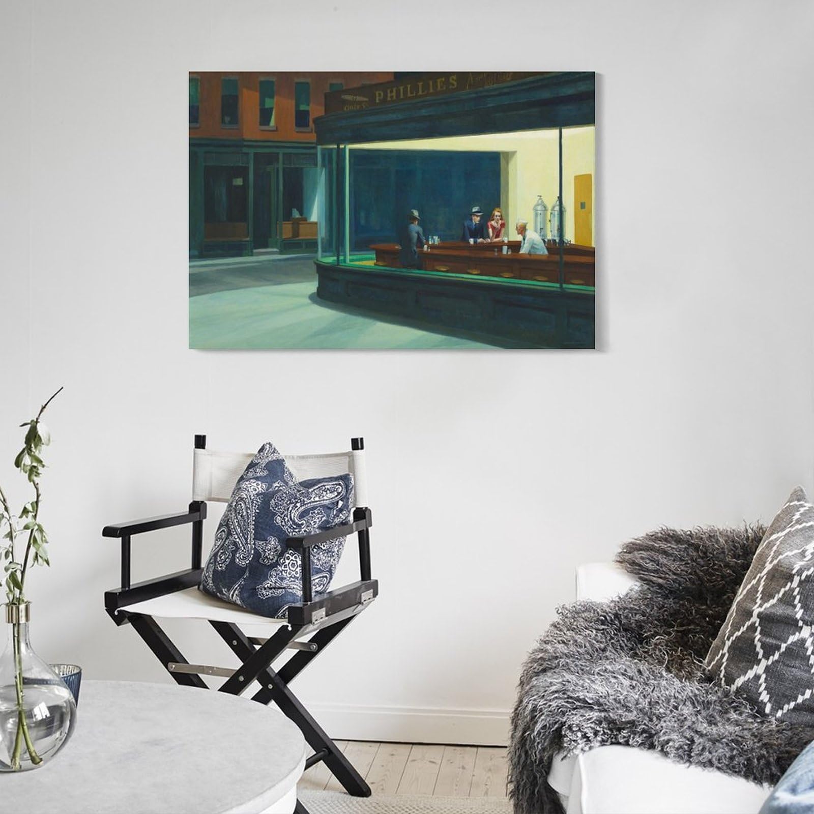 Amazon.co.jp: 画家 エドワード・ホッパー 風景 ナイトホークス