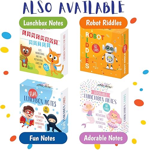 Miniatura 8 de Fiambrera de bromas para niños  60 bonitas tarjetas inspiradoras y motivacionales para notas de pensamiento de ti para niños y niñas