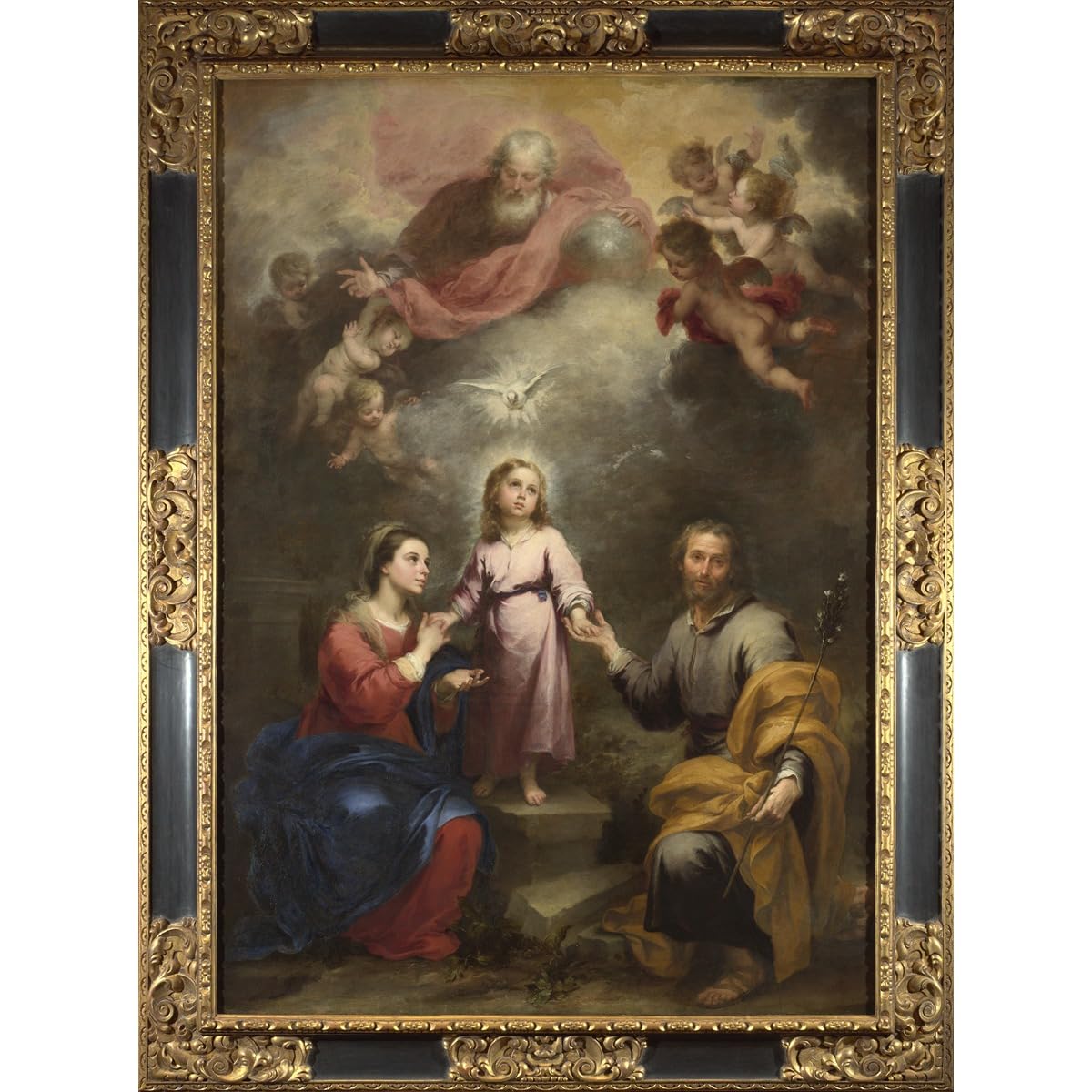 Poster Murillo The Heavenly and Earthly Trintie œuvre inspirante - 2