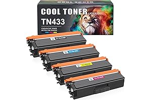 Compatible TN433 Toner Cartridge Replacement for Brother HL-L8360Cdw